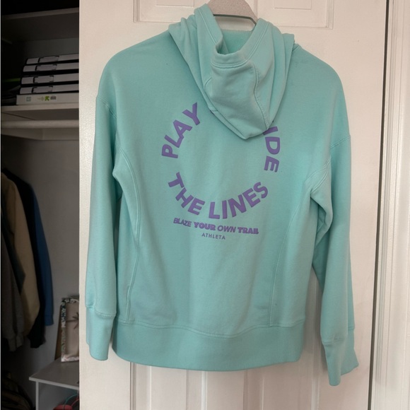 Athleta Hoodie - “Play outside the lines” - Picture 2 of 7